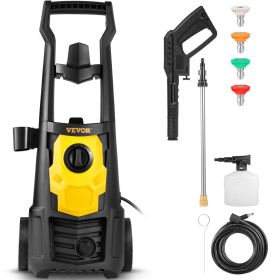 Electric Pressure Washer, 2000 PSI, Max. 1.76 GPM Power Washer with 30 ft Hose, 5 Quick Connect Nozzles, Foam Cannon, Portable to Clean Patios, C