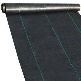 20 year 6x300 ft Heavy Duty PP Woven Weed Barrier Landscape Ground Cover 3.2Oz