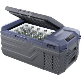 Car Refrigerator, 12 Volt Car Refrigerator Fridge, 15 L Single Zone Portable Freezer, -4-68 F Adjustable Range