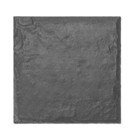 Garden Stepping Stones, 4Pcs 15.5 x 15.5 in, Decorative Stepping Stones with Stakes, Weather-Resistant Plastic Pathway Pavers, Smooth Surface (Color: Gray, Quantity: 4 pcs)